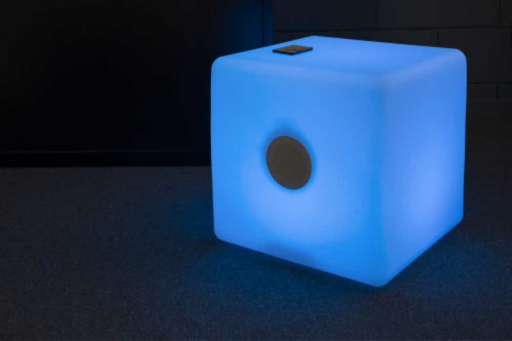 Cube Haut-parleur LED - Allemont