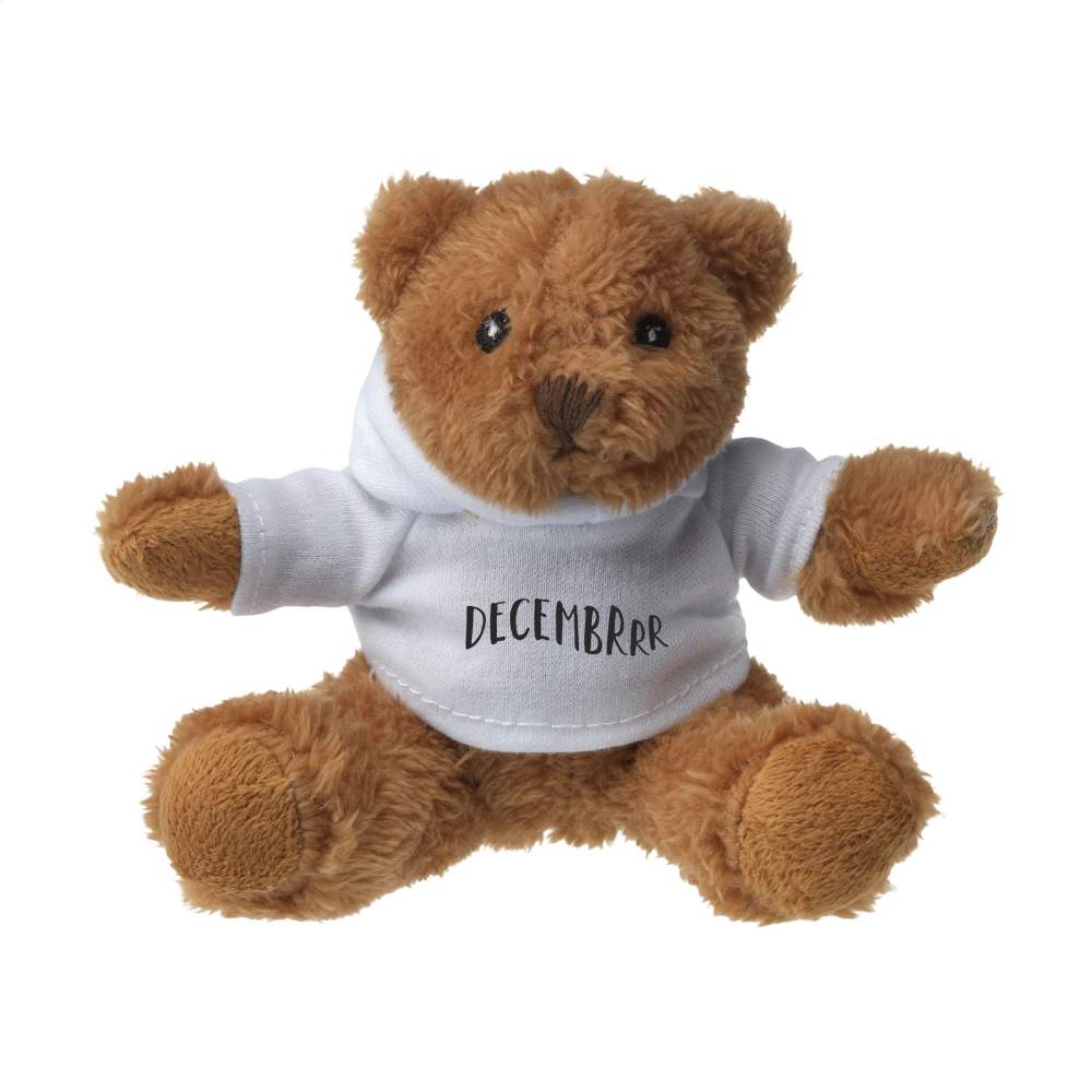 Bear plush with a hoodie t-shirt - Wymbush - Hanley