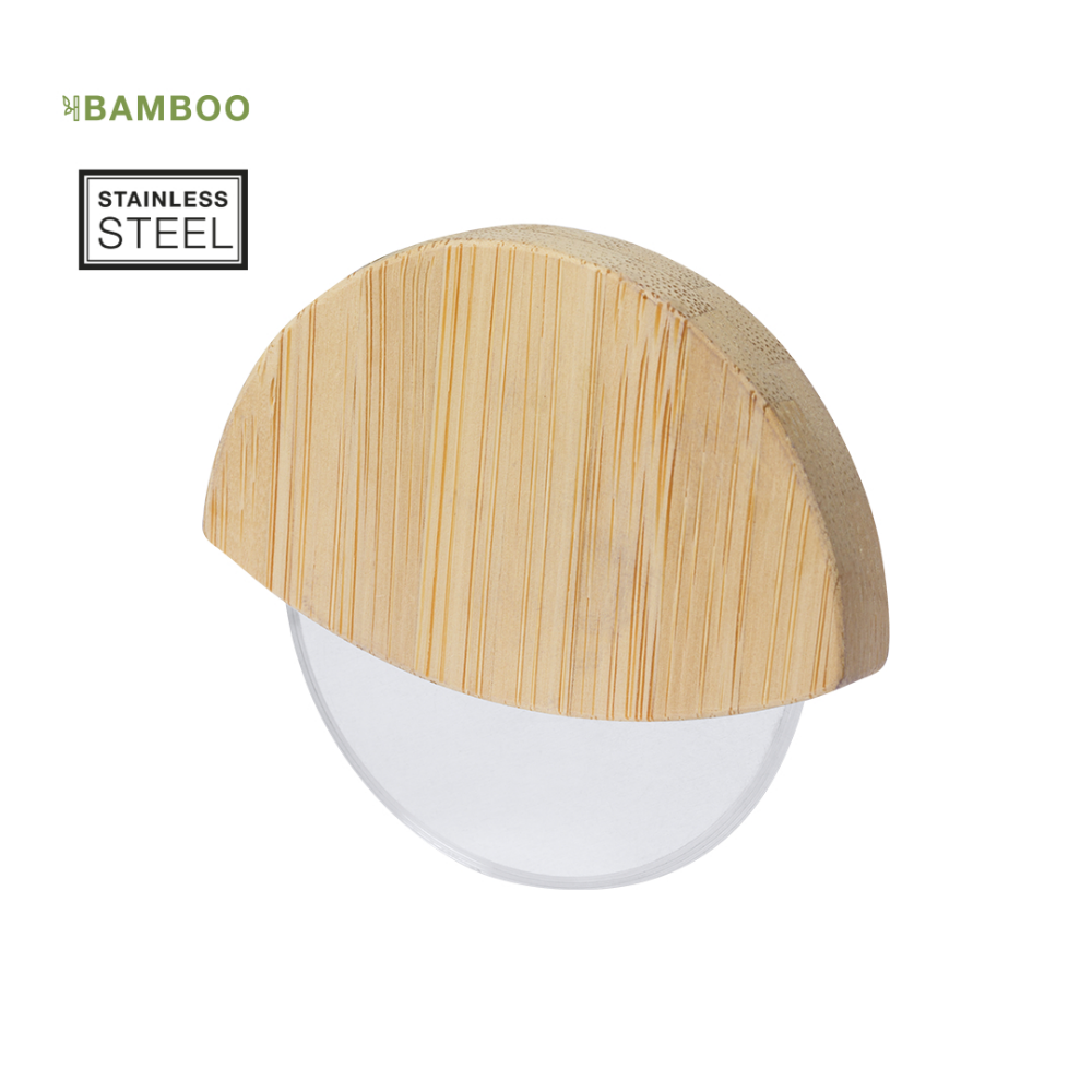 Cortador de Pizza con Mango de Bambú Línea Naturaleza - Vallromanes