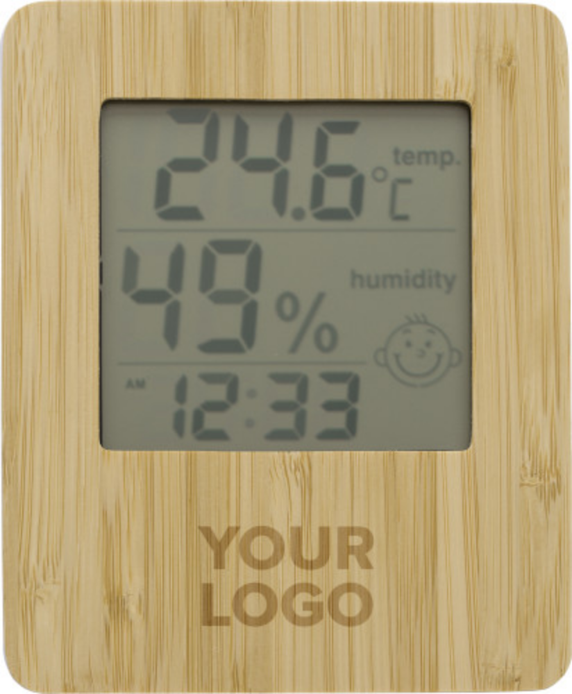 A weather station made from bamboo and acrylonitrile butadiene styrene that is suitable for year-round outdoor use. - Coleford