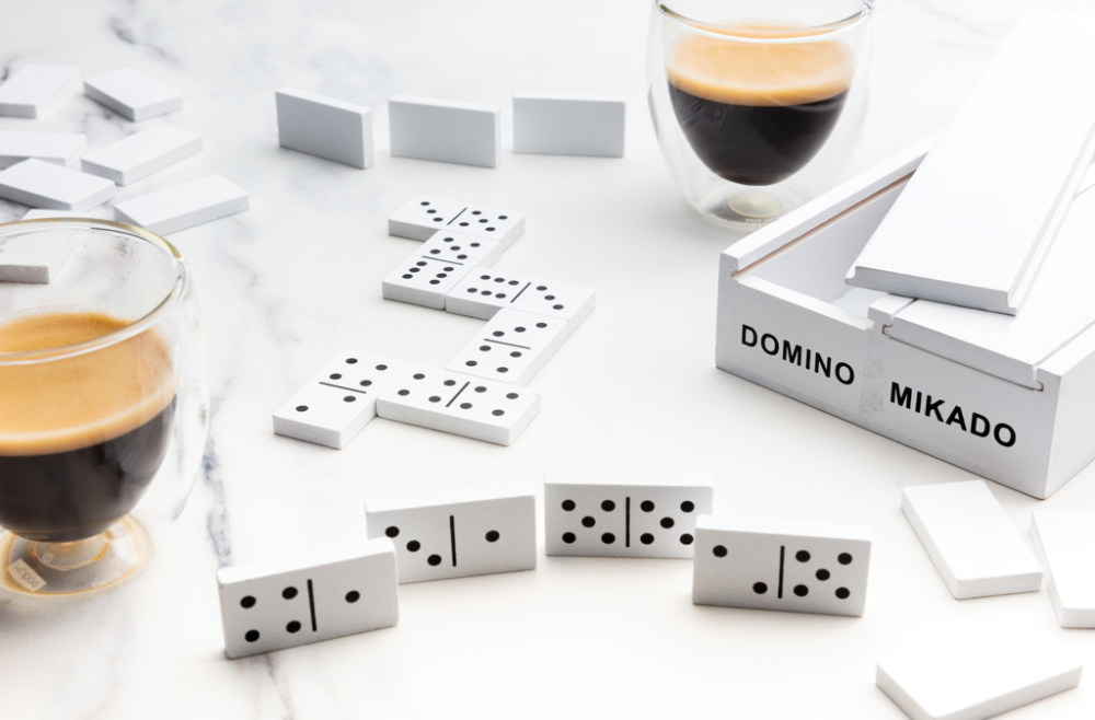 Set di Giochi Vintage Mikado e Domino - Mezzana Bigli