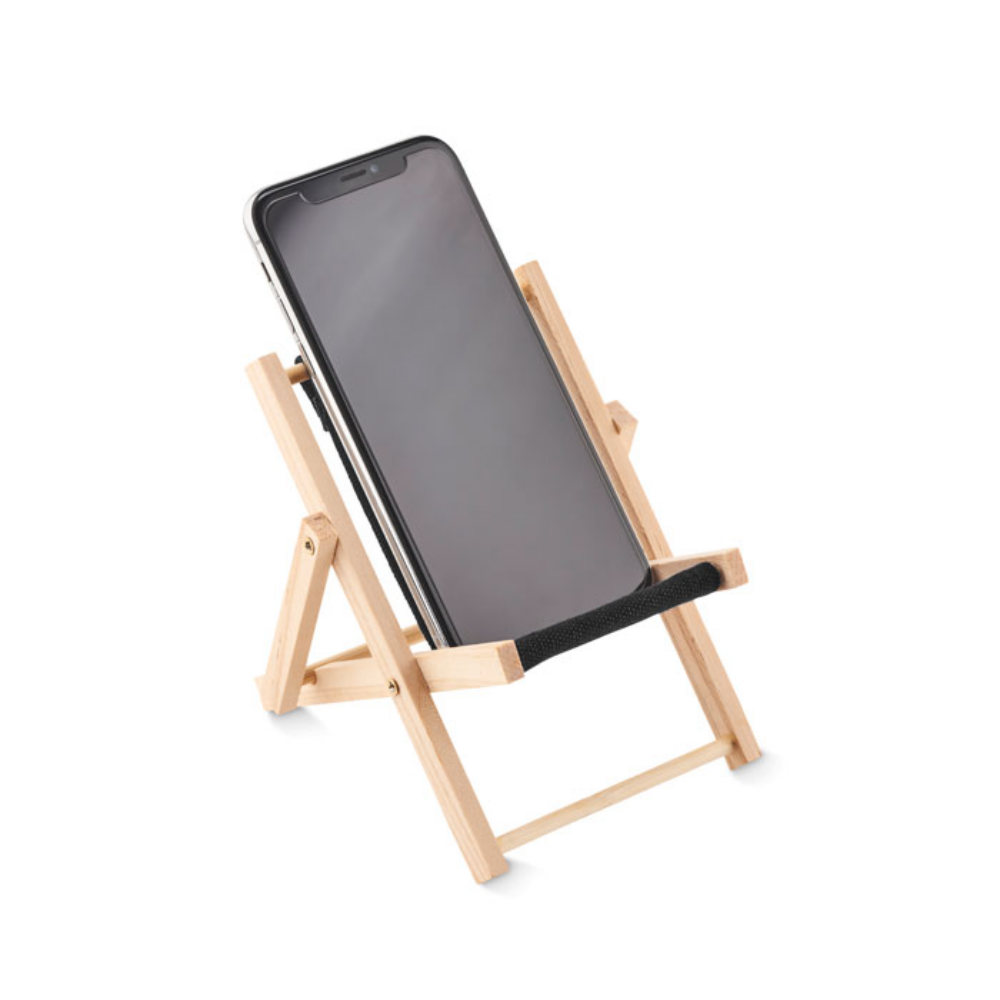 Supporto per telefono a forma di sedia a sdraio pieghevole - Monte Isola