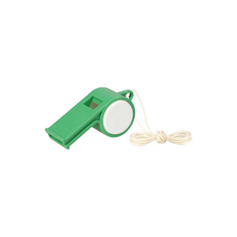 Emergency Plastic Referee Whistle with Cord - Tarrant Monkton