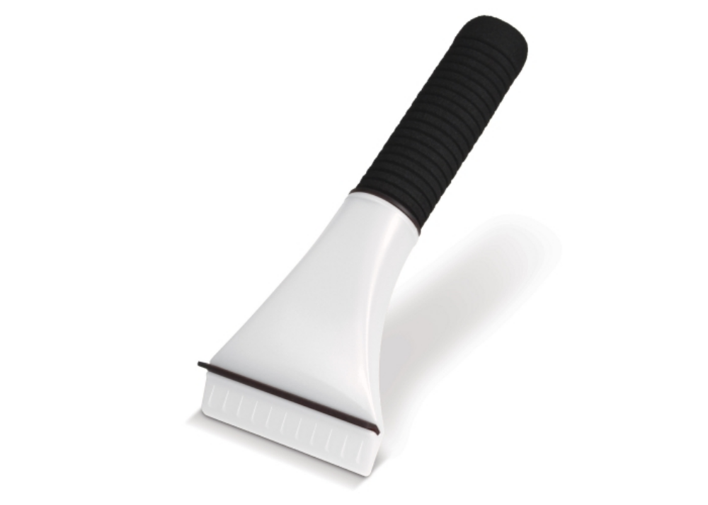 A Ice scraper with a comfortable handle - Abbeyfield