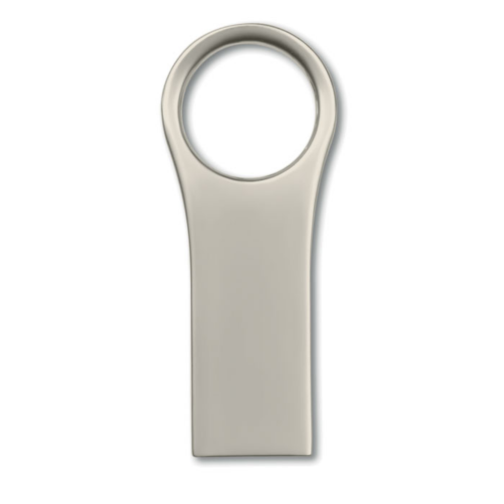 Mini clé USB ronde en aluminium de qualité supérieure - Saint-Priest-sous-Aixe