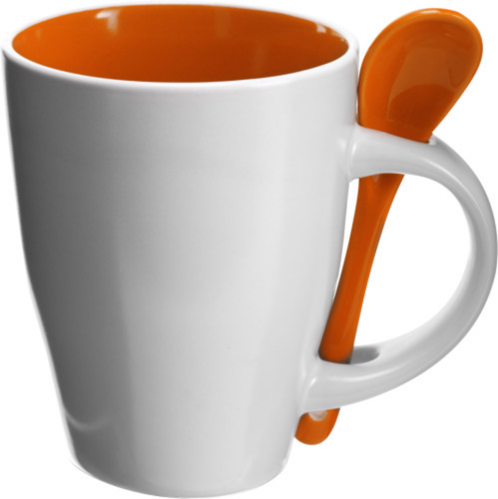 Keramik Kaffeetasse mit integriertem Löffel (300 ml) (Verkauft pro 36 Stück) - Berndorf