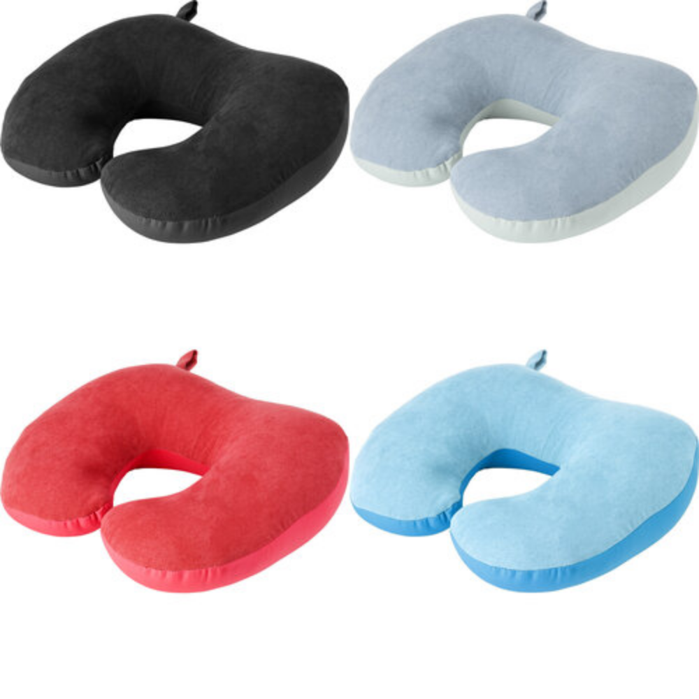Suede 2-in-1 Travel Pillow with Polyfoam Beads - Hartlepool