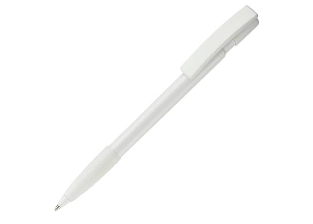 Design-Kugelschreiber mit Gummigriff - Lugau 