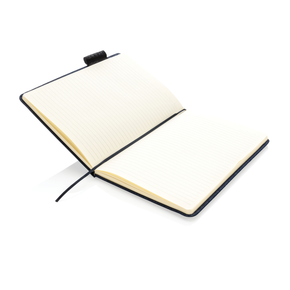 Denim Hardcover Notebook - Bishops Itchington - Abbey Lane End