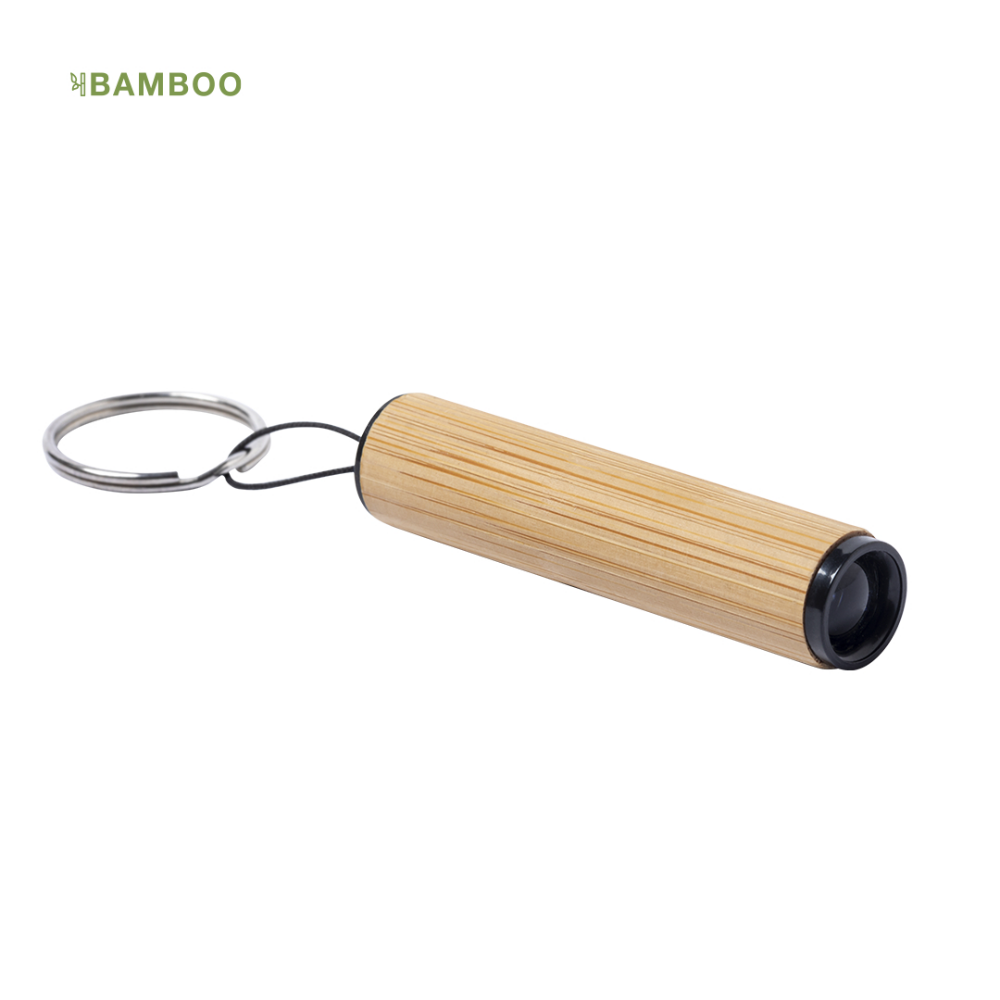 Porte-clés Torche LED en Bambou - Wavrille