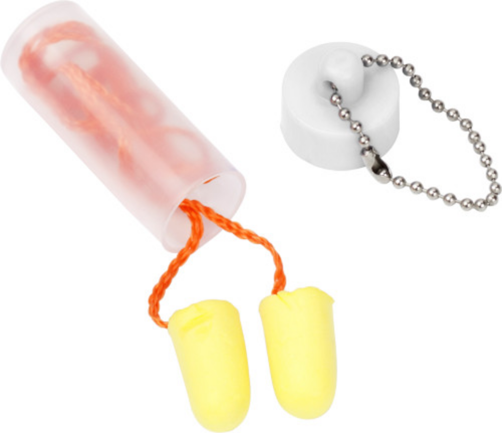 Foam earplugs with string and container - Little Snoring - Beaminster