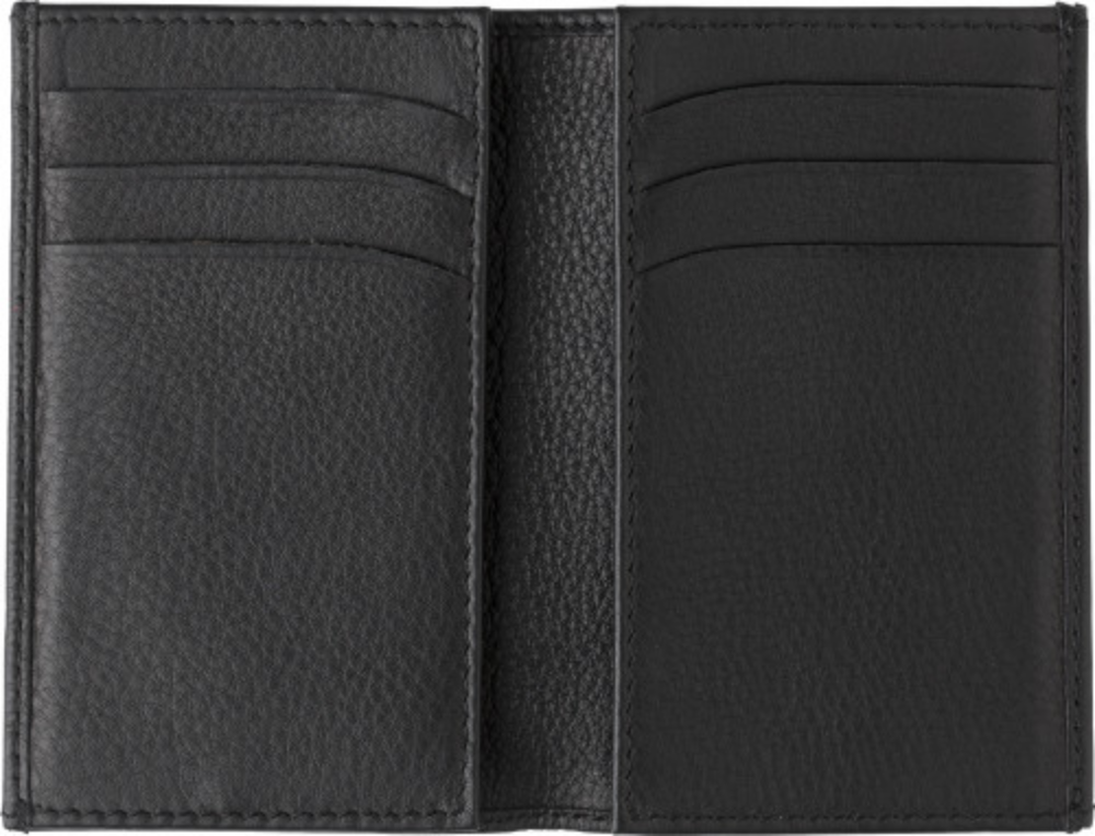 Porte-monnaie/Porte-cartes RFID personnalisé en croûte de cuir - Conrad