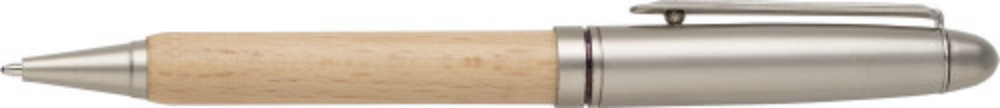 Penna in legno di bambù con penna a sfera in metallo - Civitella San Paolo
