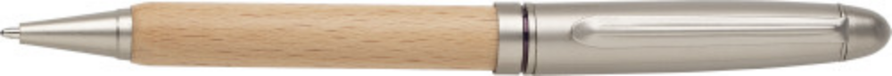 A bamboo wood pen featuring a metal ballpoint tip - Little Tew - Cooling