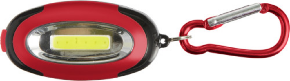 ABS-Leuchte und Schlüsselhalter mit 6 COB-LED-Leuchten und Metallkarabiner. Batterien inklusive - Neukirchen an der Enknach