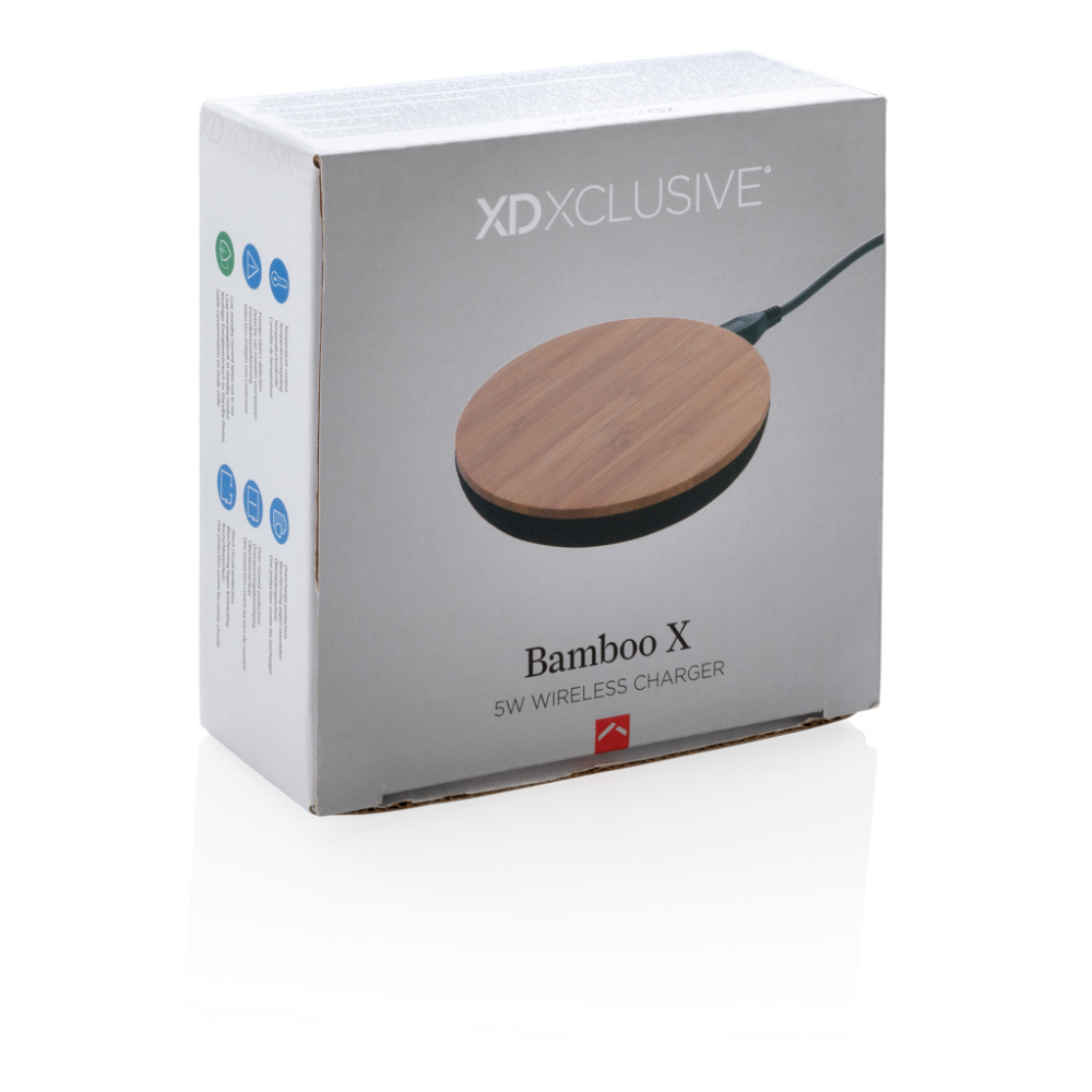 Caricabatteria wireless Eco Bamboo X 5W - Bagnoregio