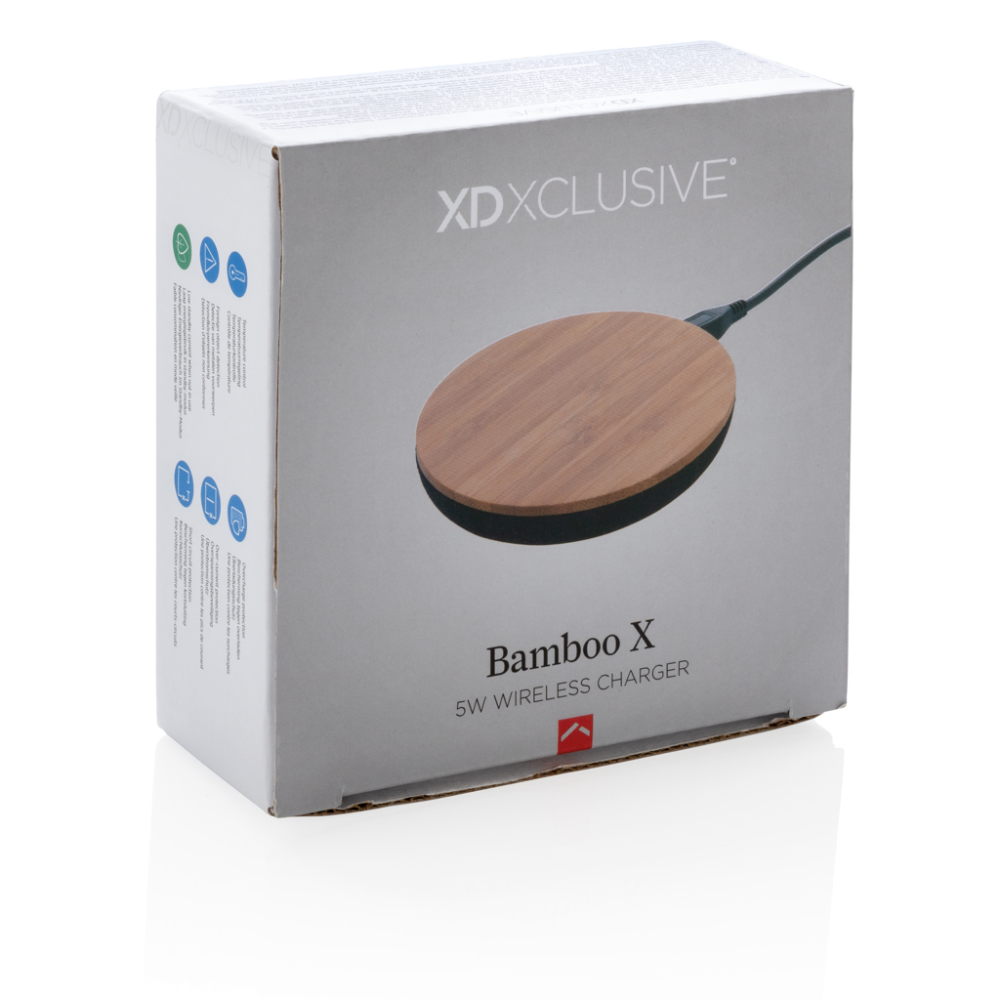 Chargeur sans fil Eco Bamboo X 5W - Levroux