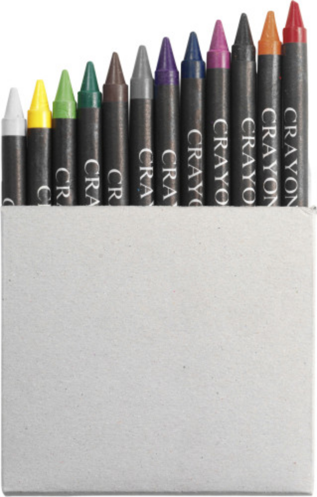 Caja Reciclable de 12 Crayones - Arenas de San Juan