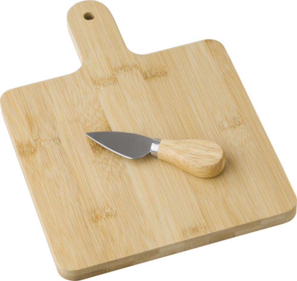 Tagliere di bambù con set di utensili per formaggio - Dossena
