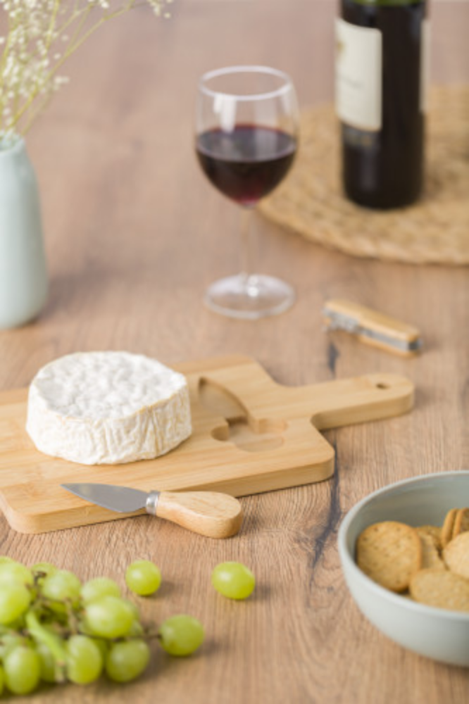 Bamboo Cheese Board with Utensil Set - Saltwood