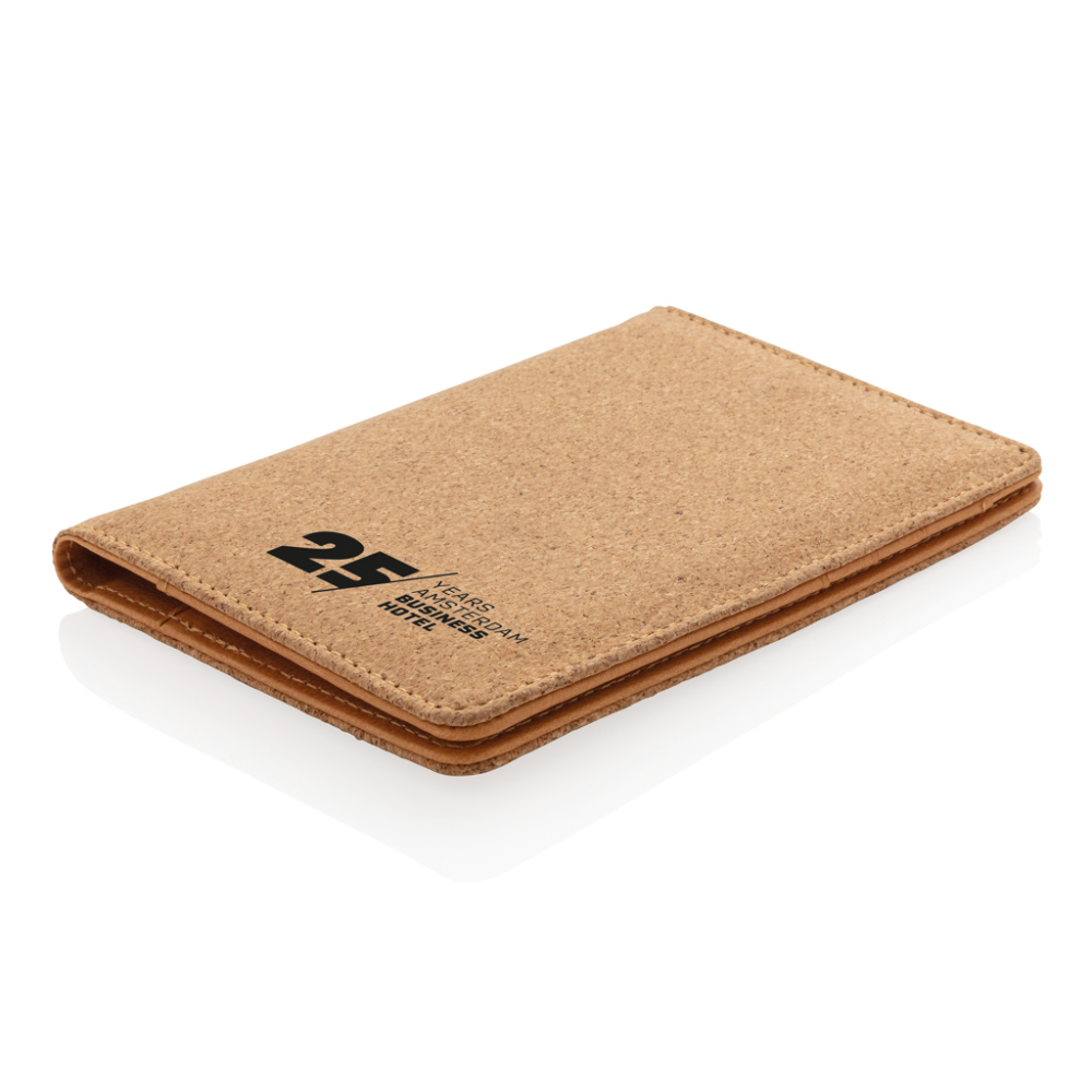 Passport Cover made from Natural Cork with RFID-Blocking feature - Adbaston