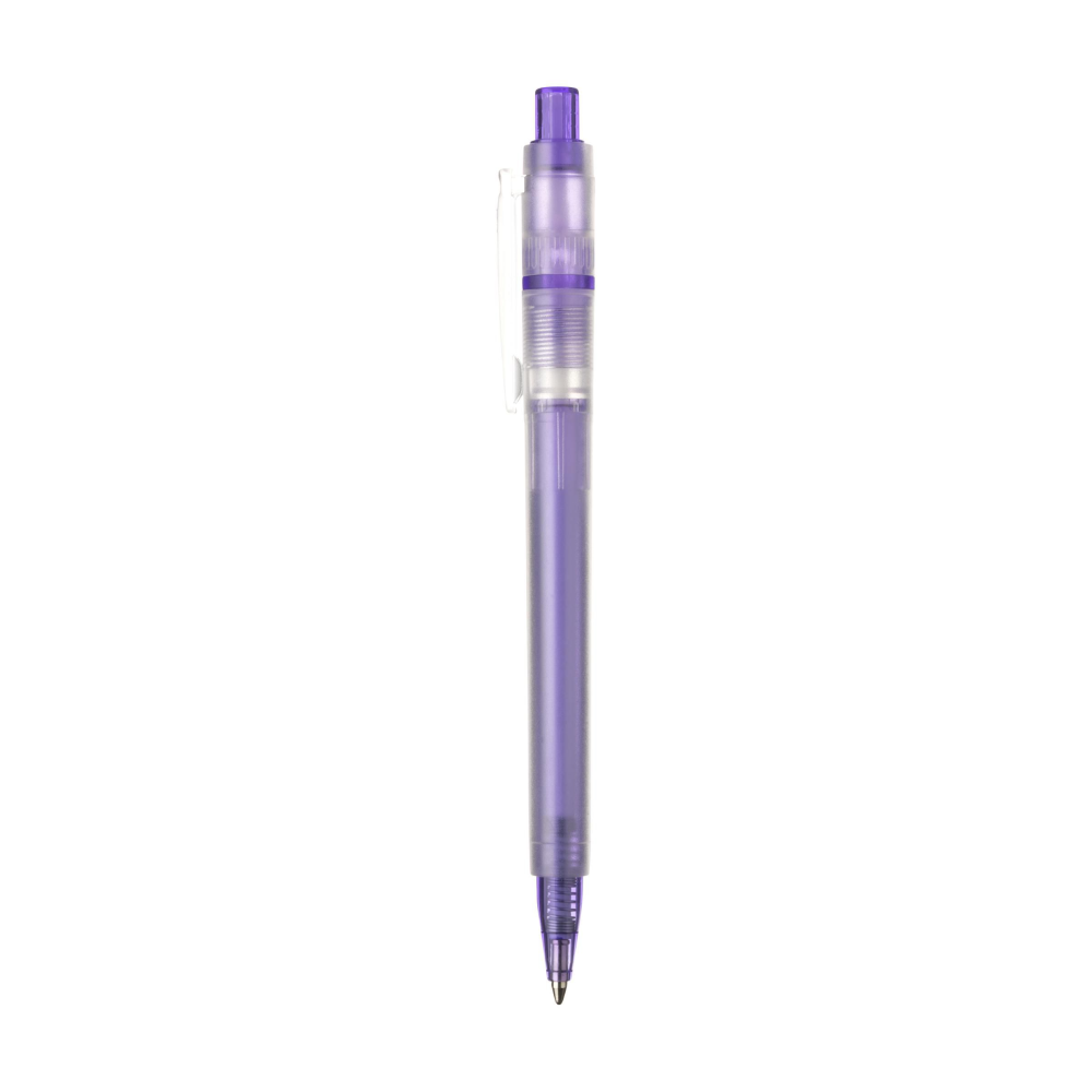 Blue Frosted Ballpoint Pen - Willingale - Banstead