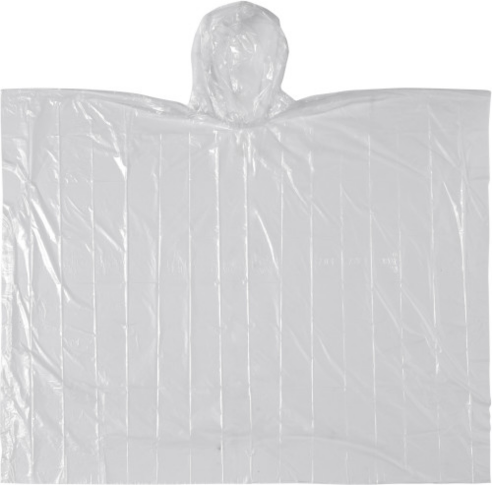 Biodegradable PE Disposable Clear Poncho - Kempsford