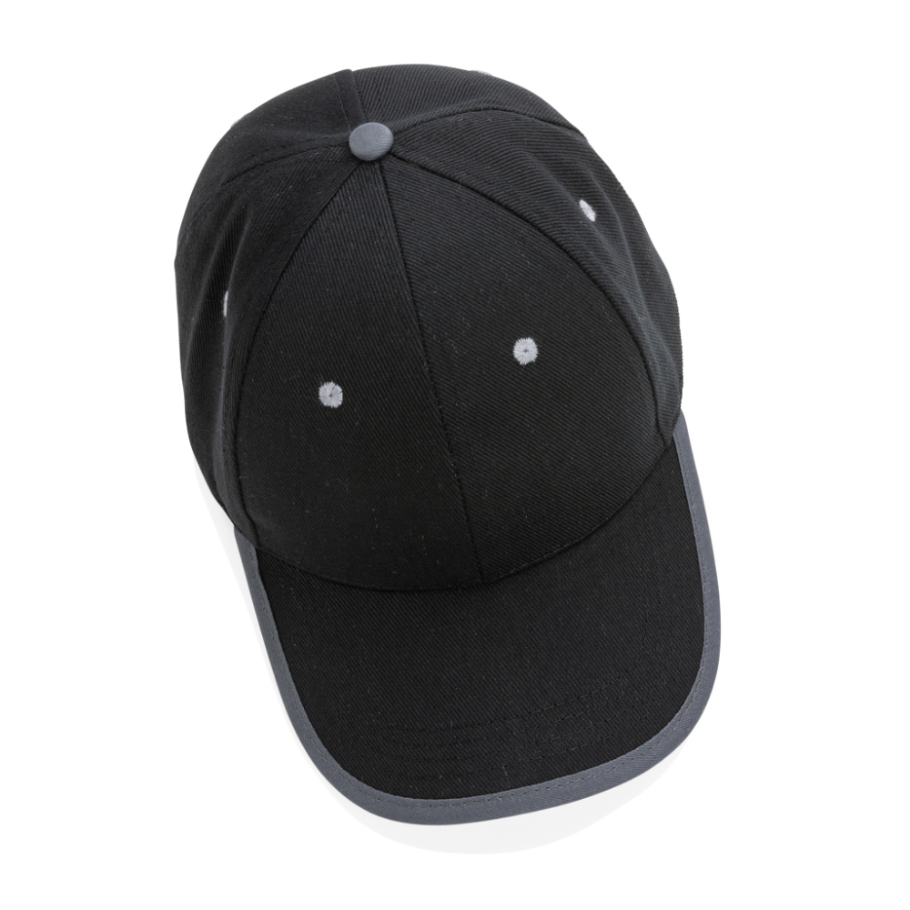 A 6-panel cap with contrasting colors that features AWARE™ Tracer Technology. - Grantham
