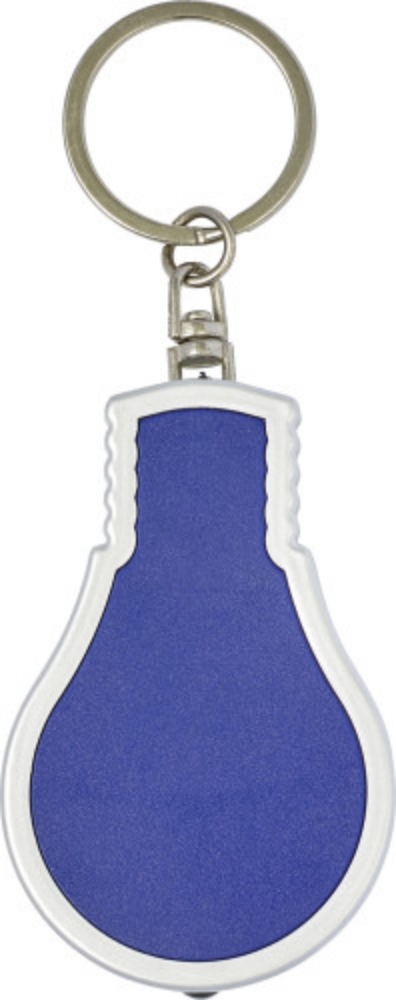 Porte-clés en forme d'ampoule ABS avec lumière LED - Cerisy-la-Forêt