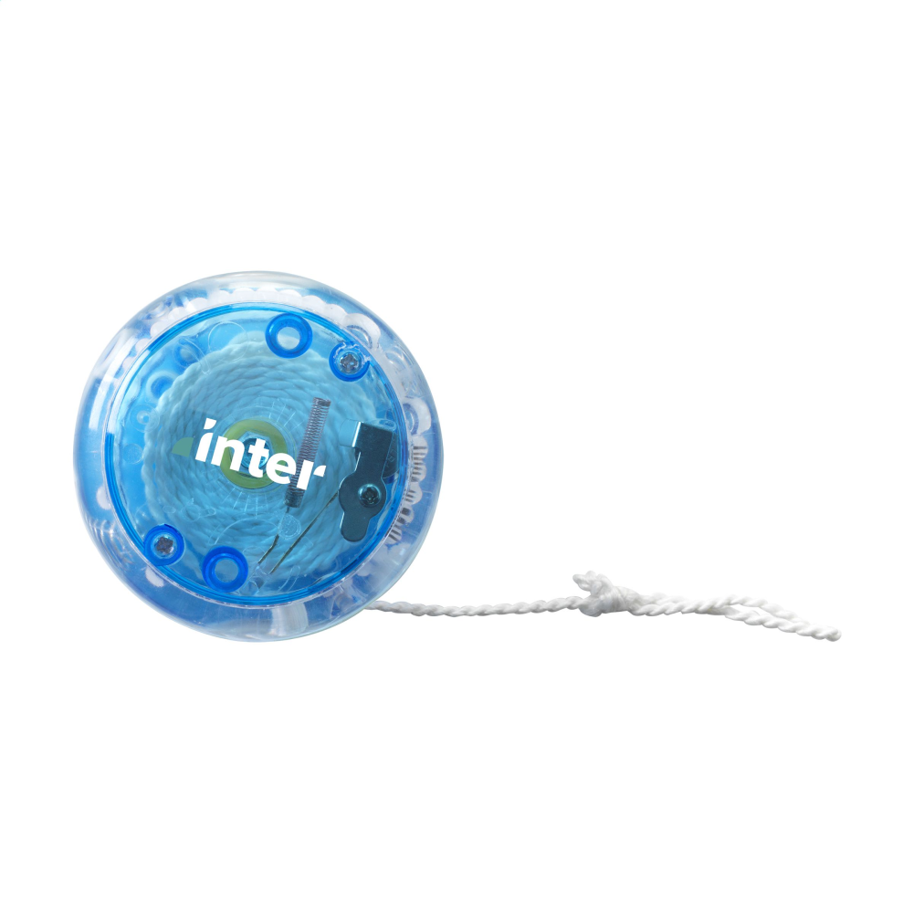 Transparent Flashing Yo-yo with Batteries - Excellent for Entertainment - Holwell