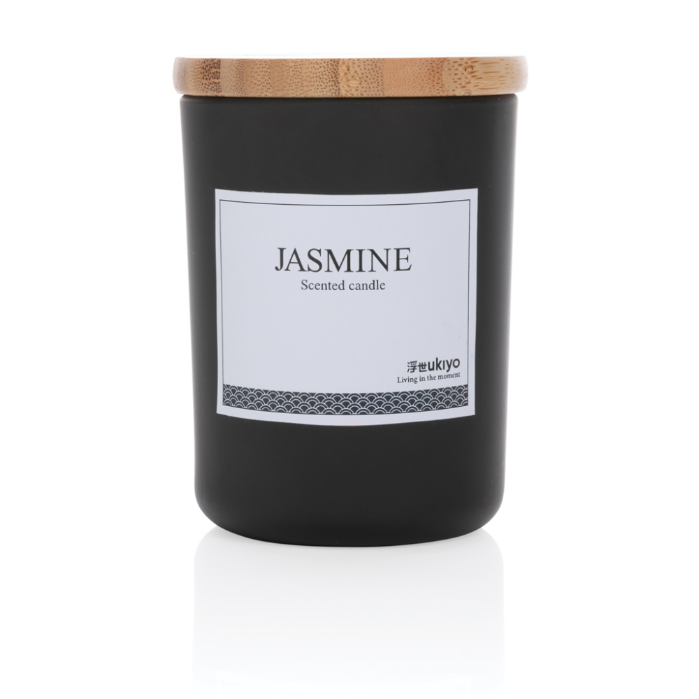 Ukiyo Jasmine Scented Candle with Bamboo Lid - Uist