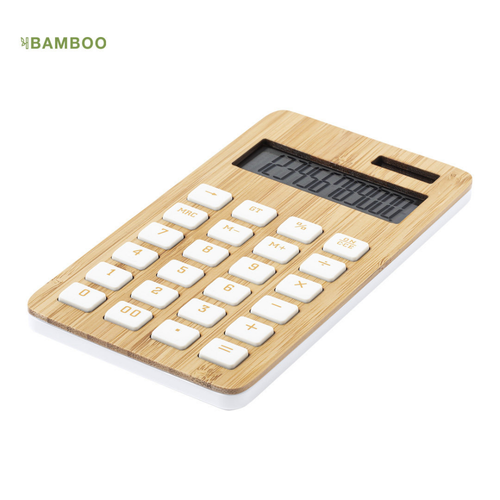 Calculadora Solar de Bambú de 12 Dígitos - Almoradí