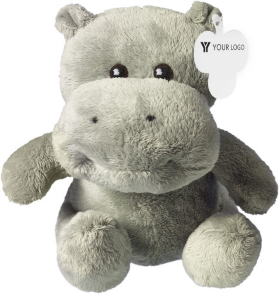 Peluche Hippopotame avec l'Article 5013 et Étiquette - Azay-sur-Cher
