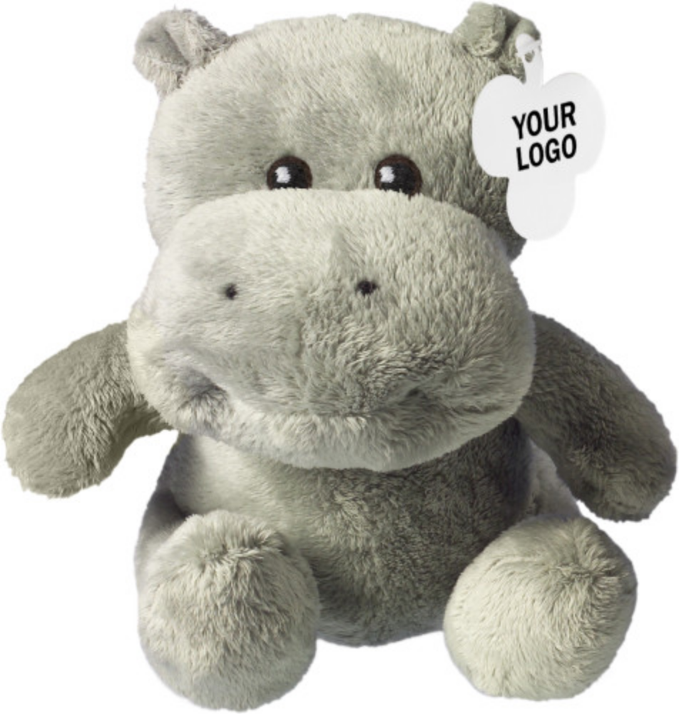 Peluche de Hipopótamo con el artículo 5013 y etiqueta - Adderbury - El Burgo