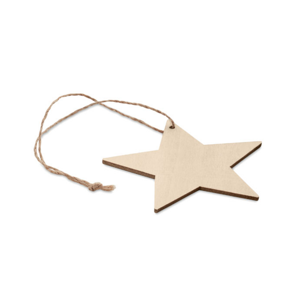 Star Shaped Wooden MDF Decoration Hanger - Littleton