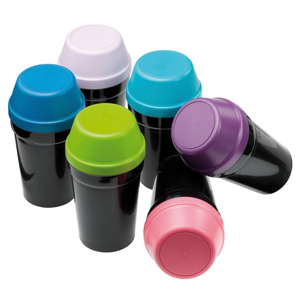 Translucent Cup with Full-Colour Twist Off Lid - Jacksdale