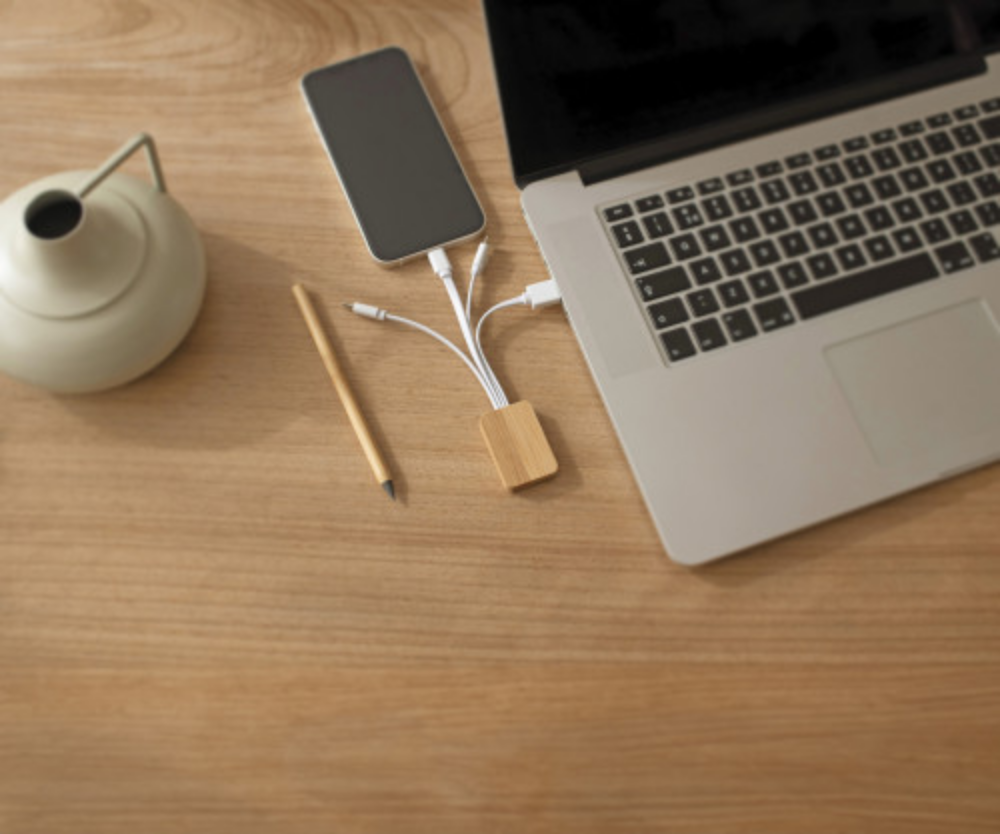 Bamboo Charging Cable - Huntley - Marden
