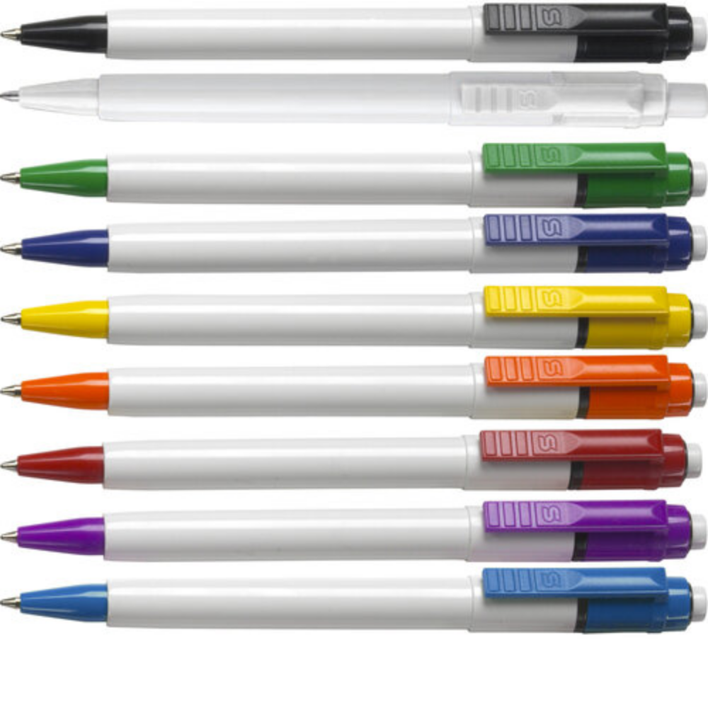 A plastic ballpoint pen from Stilolinea that includes a jumbo refill - Beddington - Adbaston