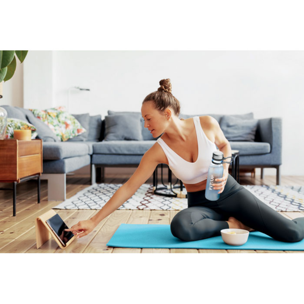 Set Fitness con Tappetino da Yoga e Corda per Esercizi in Borsa di Tela - Montale