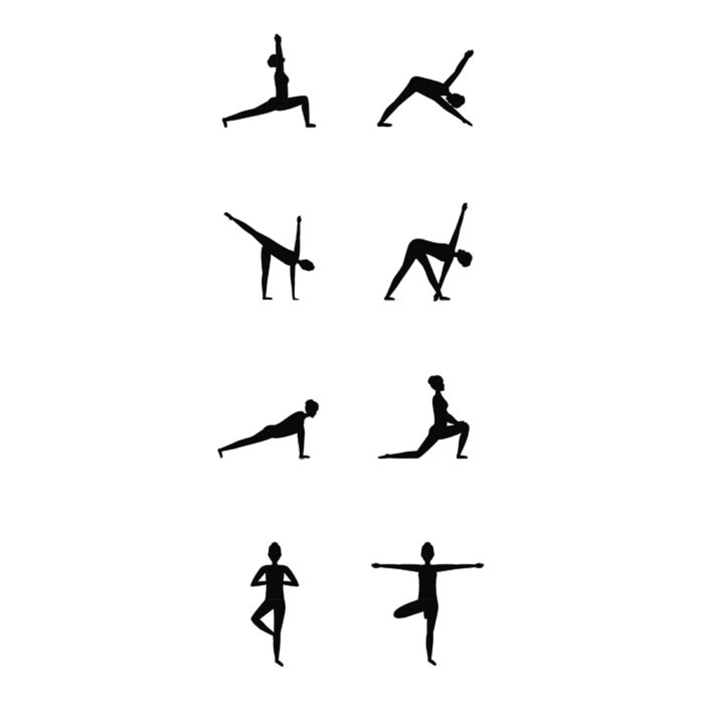 Set Fitness con Tappetino da Yoga e Corda per Esercizi in Borsa di Tela - Montale