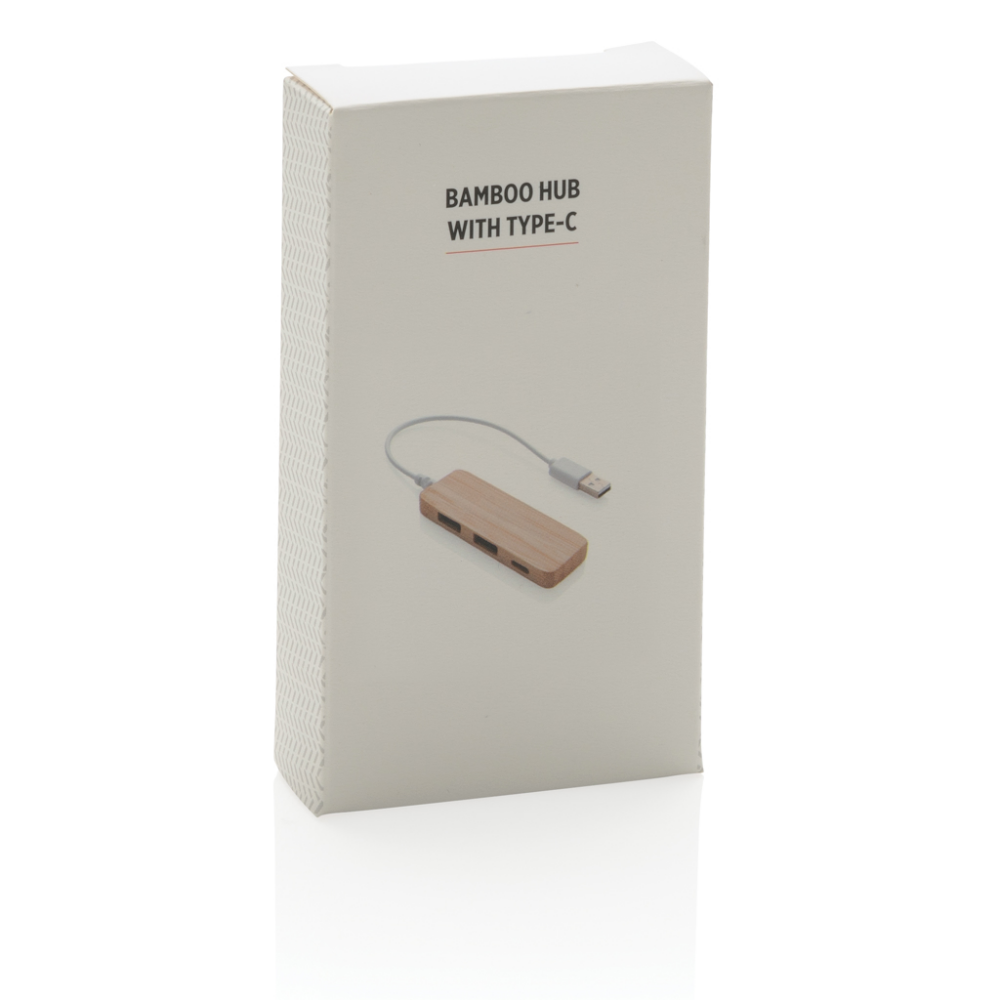 This is a Bamboo USB 2.0 hub available in Little Rissington. - Herne Hill