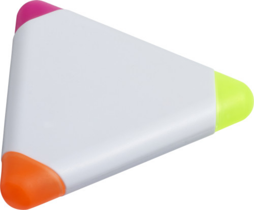 Highlighter made of ABS and PP materials, available in three colors - Hulme