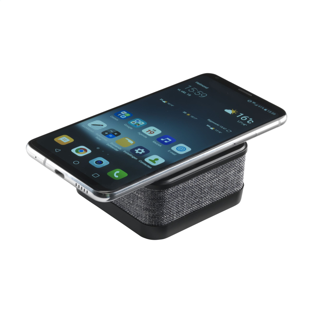 Elegante altoparlante Bluetooth con caricabatterie wireless - Campi Bisenzio