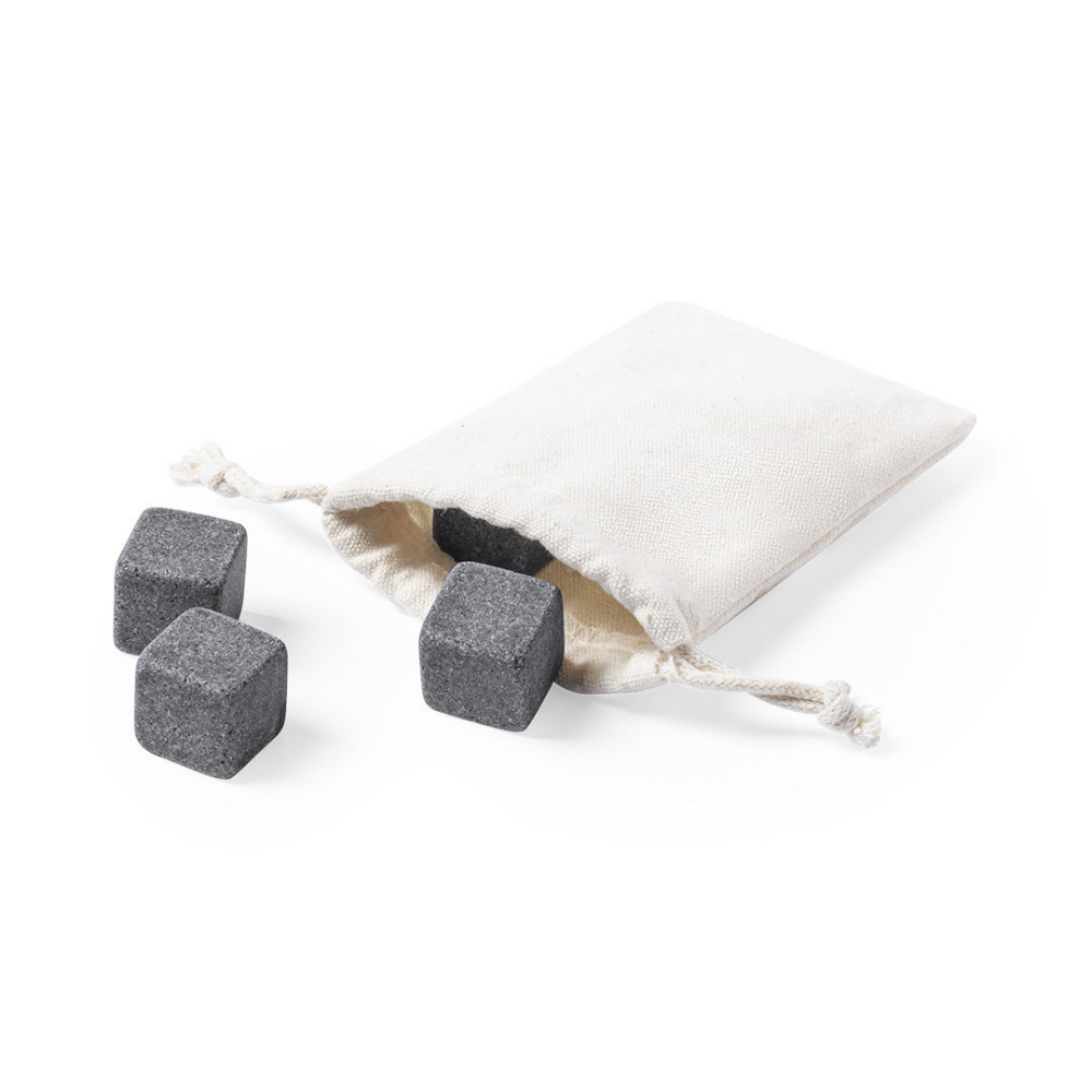 Natural Soapstone Reusable Ice Cubes - Banff