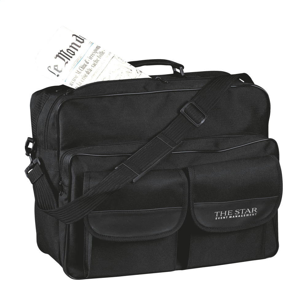 600D Polyester Document Bag - Abbots Bromley