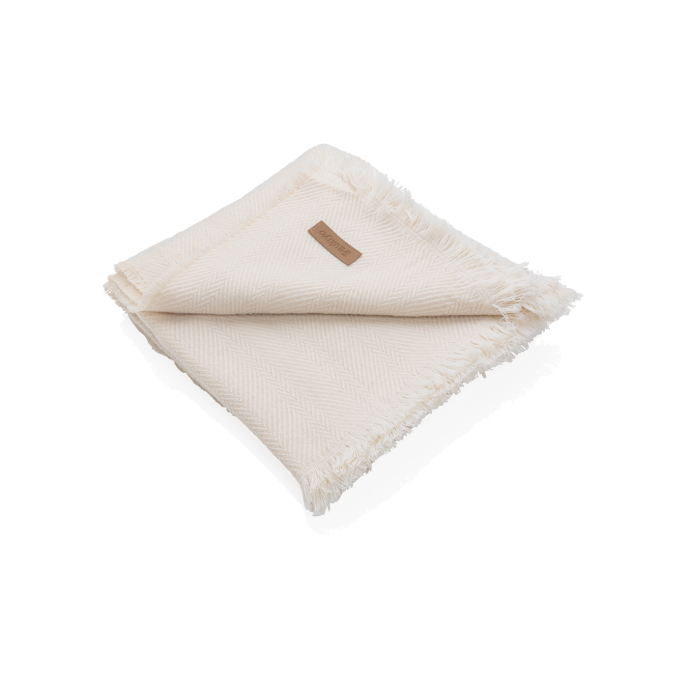 EcoBlend Fringed Woven Blanket - Pebmarsh - Totton