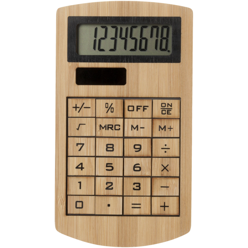 Solar Powered Bamboo Calculator - Dursley