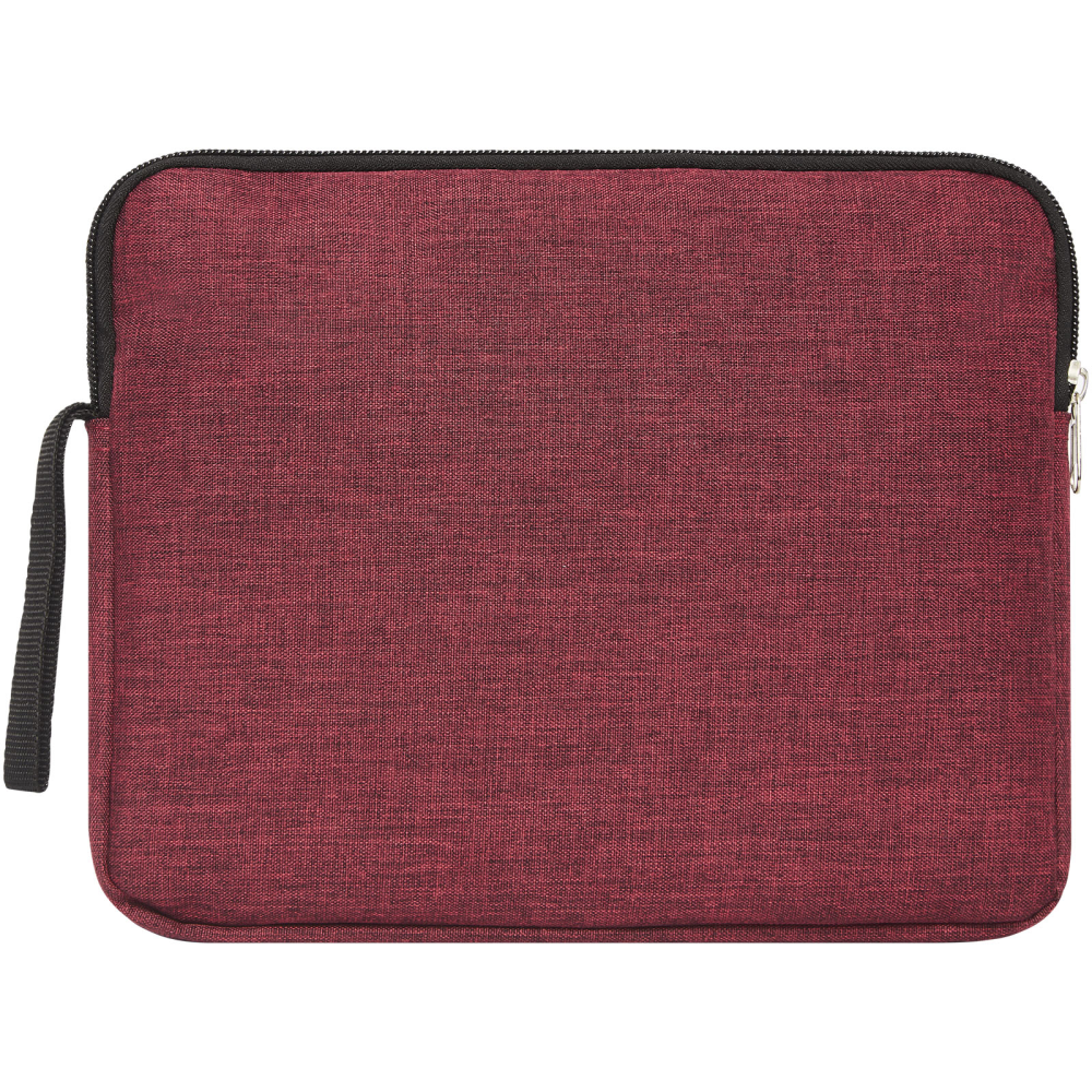 A toiletry bag with a heathered colour effect and a zippered closure - Newcastle-under-Lyme