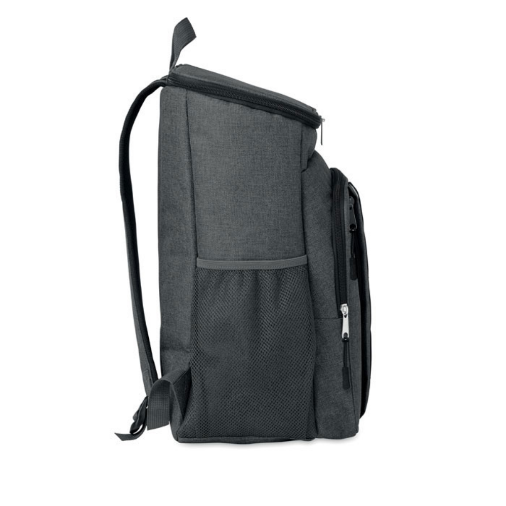 2 Tone 600D RPET Cooler Picnic Backpack with Table Accessories - Leicester Forest East