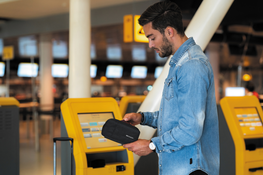 Beeley Passport Holder with RFID Protection - Ashington